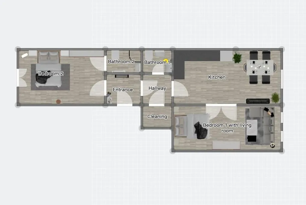 Апартаменты Flat With Balcony And Garage Прага 0*,  Чехия